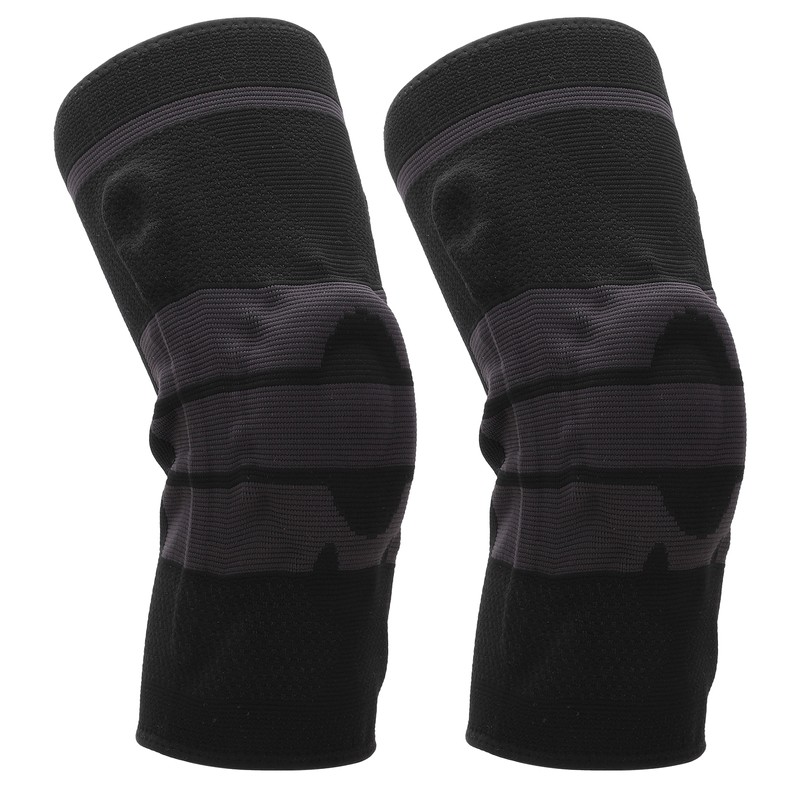 2Pcs Winter Knee Brace Protector Anti Slip Knee Compression Sleeve