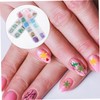 ABOOFAN Snowflake Nail Art Stickers Decorative Sequins Slices for Manicure