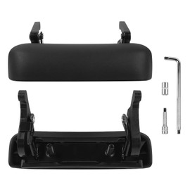 OTUAYAUTO Tailgate Handle - Replacement for 1998-2011 Ford Ranger -Textured Black Rear Door Handle, Rear Smooth Black OEM Style Finish, 1L5Z9943400AAA