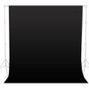 BOLLUMA 1.8x2.7m Black Screen Background Photography Backdrop, 100% Cotton Muslin