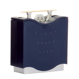 Winkee - Mr Help Toothpick Dispenser Practical Toothpick Dispenser Ideal for Office Workers Kitchen Gift Automatic Toothpick Holder Toothpick Box Black Gift for First Time