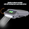 Mudder 2 Pieces LED Clip on Cap Lights USB Rechargeable