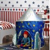 LimitlessFunN Kids Rocket Ship Tent with Star Lights & Carrying