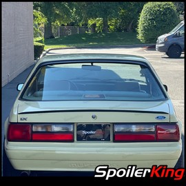 SpoilerKing Trunk Lip Spoiler (244L) Compatible with Ford Mustang Notchback 1979-1993