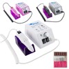 Sina Electric Nail Drill Bit Set Manicure Eco Line White