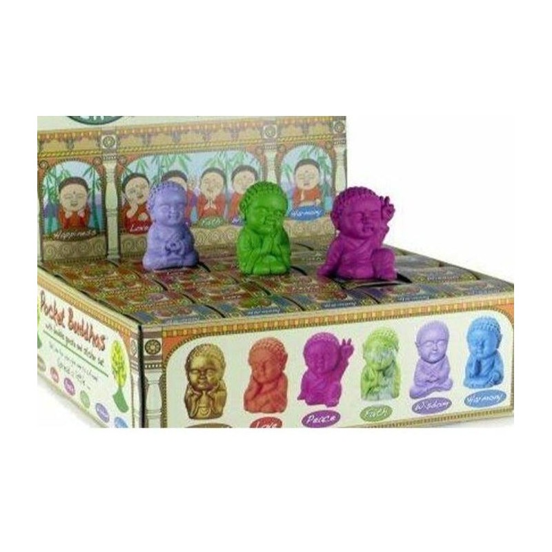 G127. Pocket Buddhas - Color: Peace