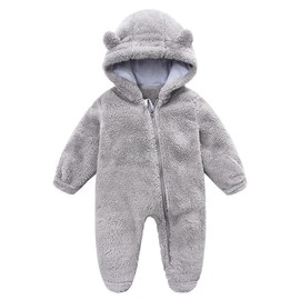 Baby Boy Snow Suit Toddler Snowsuit Newborn Bear Jumpsuit Coat 0-3 Month Clothes