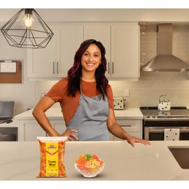 Rani Far Far/Fryums (Wheat & Tapioca Pellet) Wheel Shape 7oz (200g) ~ Vegan, Kosher, Uncooked, Used to Make Papad, Bhungra/Chip Snack