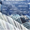 camandy Cotton Bedspread Quilt Bedding Sets 3 Pieces Reversible Coverlet