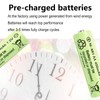 Lombaour 1.2 Volts 400mAh NiMH Rechargeable AA Batteries Pre-Charged for