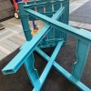 Adams Quik-Fold Side Table-Teal - Low Price End Of Season