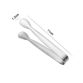 15PCS Ice Tongs Mini Tongs Serving Tongs Salad Tongs Small Tongs for Serving Food Stainless Steel Small Serving Tongs, Small Kitchen Tiny Tongs for Appetizers,Tea Party, Coffee Bar, Desserts(Silver)