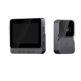 ZY235 현관 무선 인터폰 비디오폰 아파트 인터폰교체 주택 스마트 [B. M10 블랙] Wireless Entrance Intercom Video Phone Apartment Intercom Replacement Home Smart [B. M10 Black]