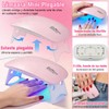 Kit Gel De Extención De Uñas Esmaltes Mate Cepillo Manicure