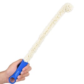 Bottle Cleaner 16.7" Bendable Long Foam Brush Cleaning Tools for Hookahs Vases Decanters Wine Bottles Tall Champagne Glassware Wine Goblets Thermoses Martini Glass Humidifiers (2-Pack)
