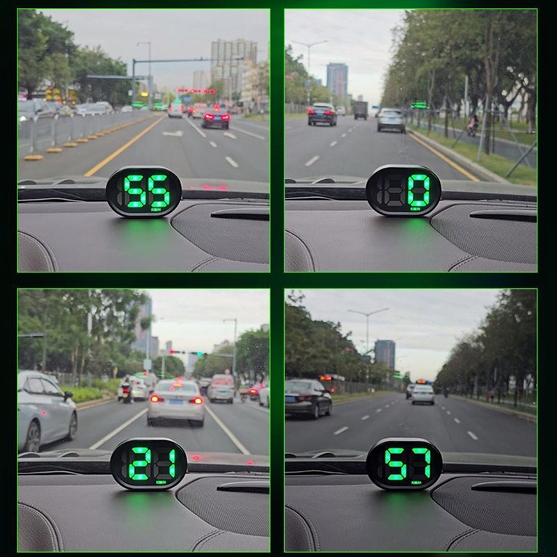 Car Hud Head up Display - Small Windshield Speedometer |