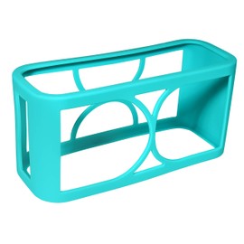 Silicone Sleeve for DOSS SoundBox Plus Portable Wireless Bluetooth Speaker by Alltravel, full 6 Directions protection from shock, shake and drop, best match in color and shape, with Carabiner (Blue)