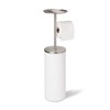 Umbra Portaloo Free Toilet Paper Holder Stand– Attractive Modern Bathroom