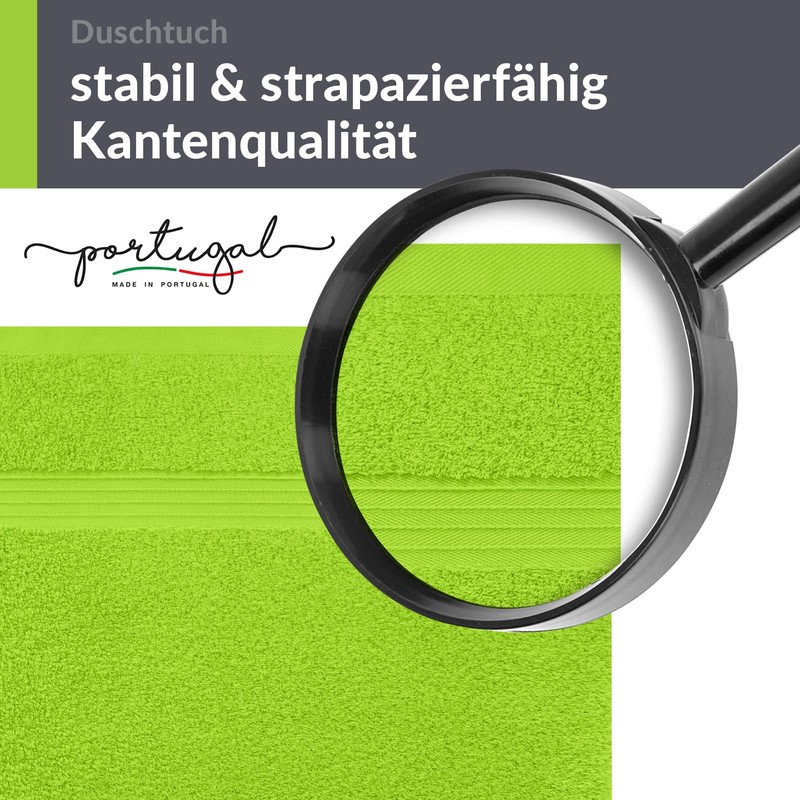 Lashuma Linz Beach Towel Apple Green Cotton Bath Towel for