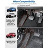 JOYTUTUS Dead Pedal Foot Rest Pad Compatible with 2007-2026 Jeep
