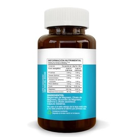 BIOSUPLE | Magnesio de alta absorción | 90 Cápsulas, Adicionado con 3 MAGNESIOS: Glicinato, Citrato, Gluconato y Vitamina C.