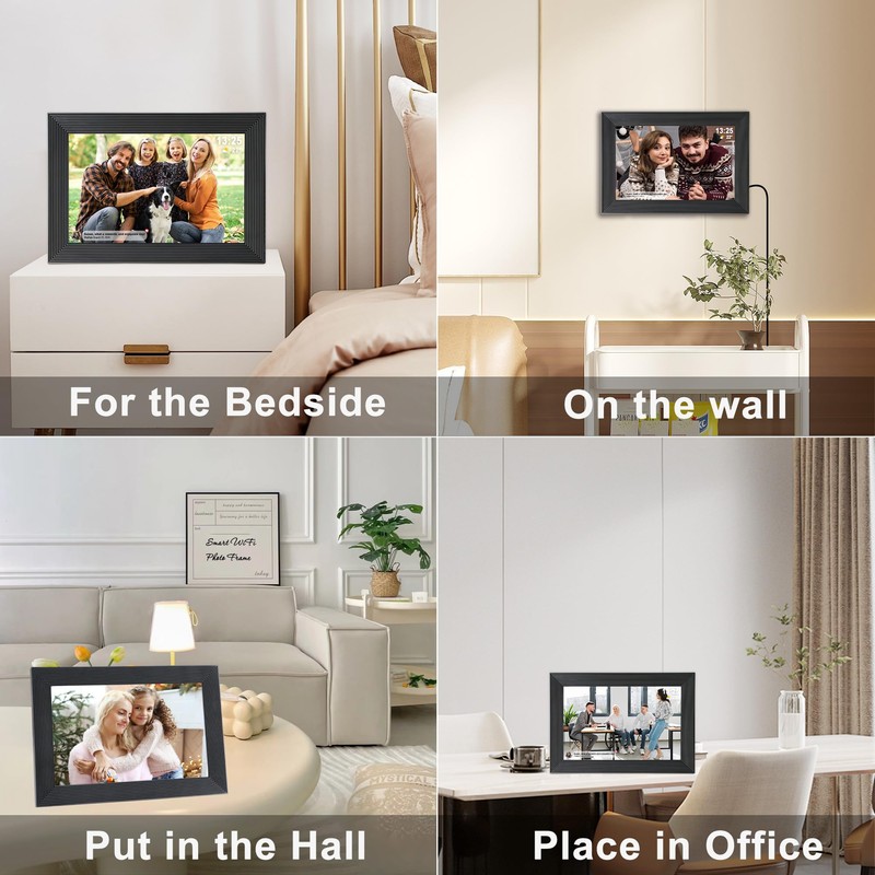 Golony WiFi Digital Photo Frame, 10.1 Inch Digital Photo Frame,