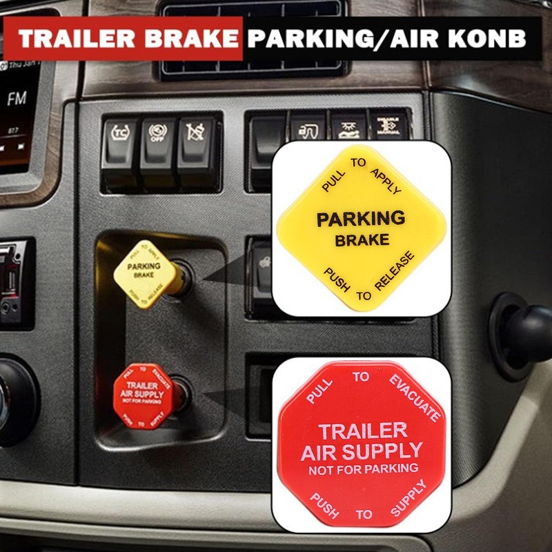 Parking and Air Brake Knobs, Threaded Fit for Peterbilt and