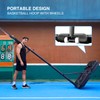 Aimking Portable Basketball Hoop Outdoor System with 44 Inch Shatterproof