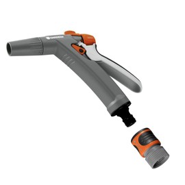 GARDENA (N9117-FP) Frost Proof Nozzle (Variable Spray Patterns), Adjustable Flow Regulator + Water Stop