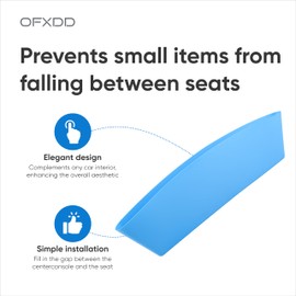 OFXDD Car Seat Gap Filler Organizer - Multifunctional Car Organizer Between Seats - Plastic Car Seat Organizer Front Seat Gap Filler for Storage Small Things - Car Accessories for Women/Men