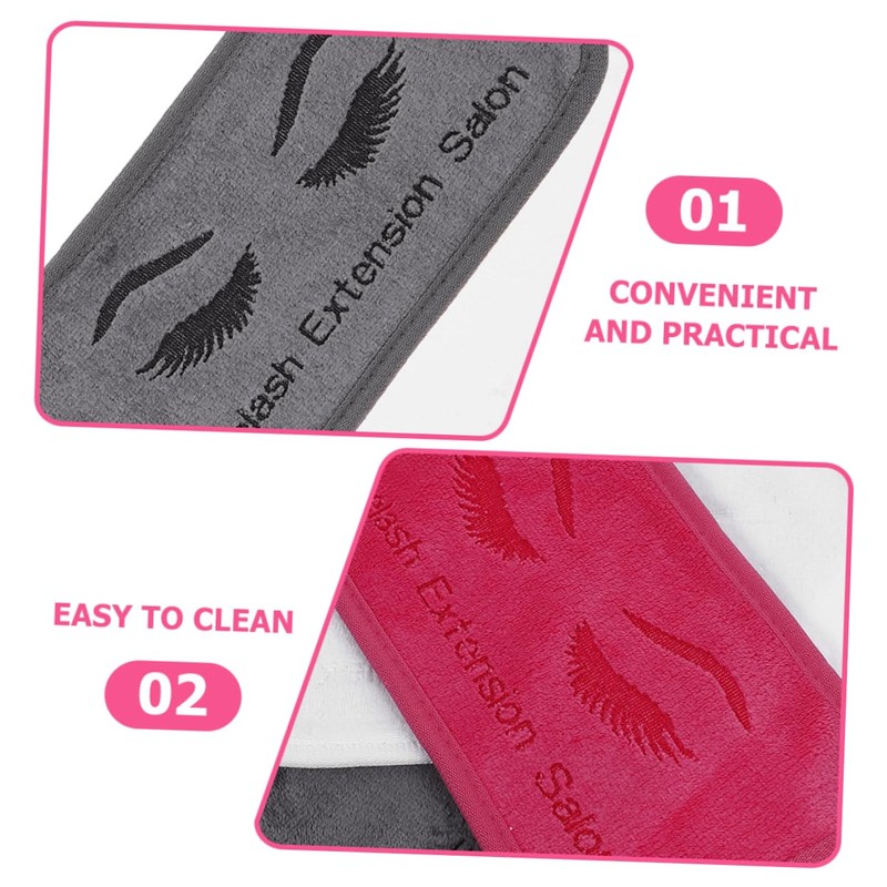 FOMIYES 12pcs Eyelash Extension Forehead Pads Soft Grafting Cushions for