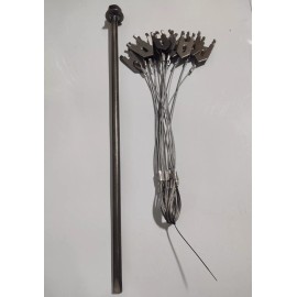 Southern Snares WOLF FANG EARTH ANCHOR 12" 1/8 CABLE AND HEAVY DUTY DRIVER TRAPPING