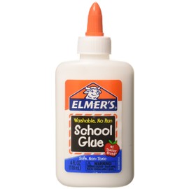 Elmer's Washable School Glue 4 Fl Oz/118 Ml (Pack of 12) (D132) (E304-12PK)