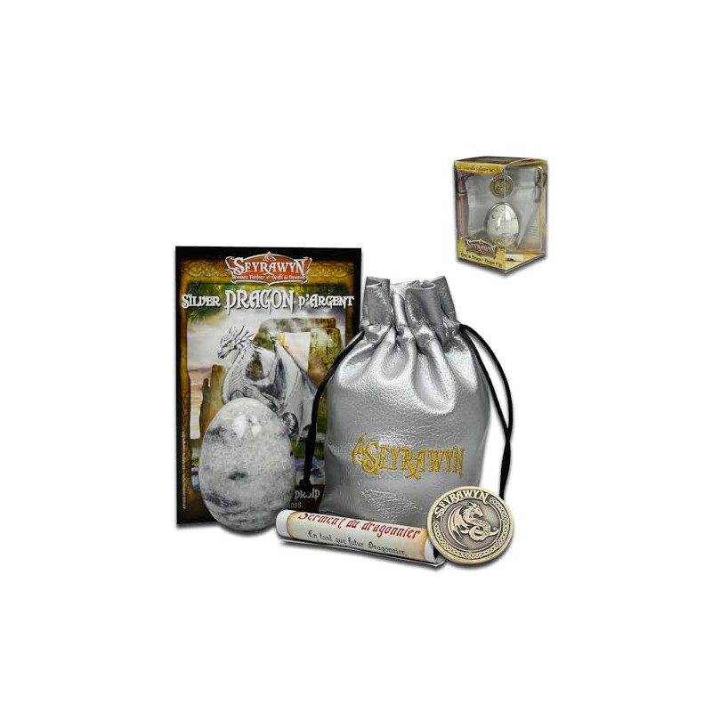 Seyrawyn Dragon Egg Set (Silver)
