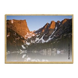 Wildlife Photography Magnet Series – Mountains & Reflecting Lake Rustic Nature Photography Magnets for Fridge, Office, Cooler, Cabin Decor 2.5 x 3.5 inch (SJT09631)