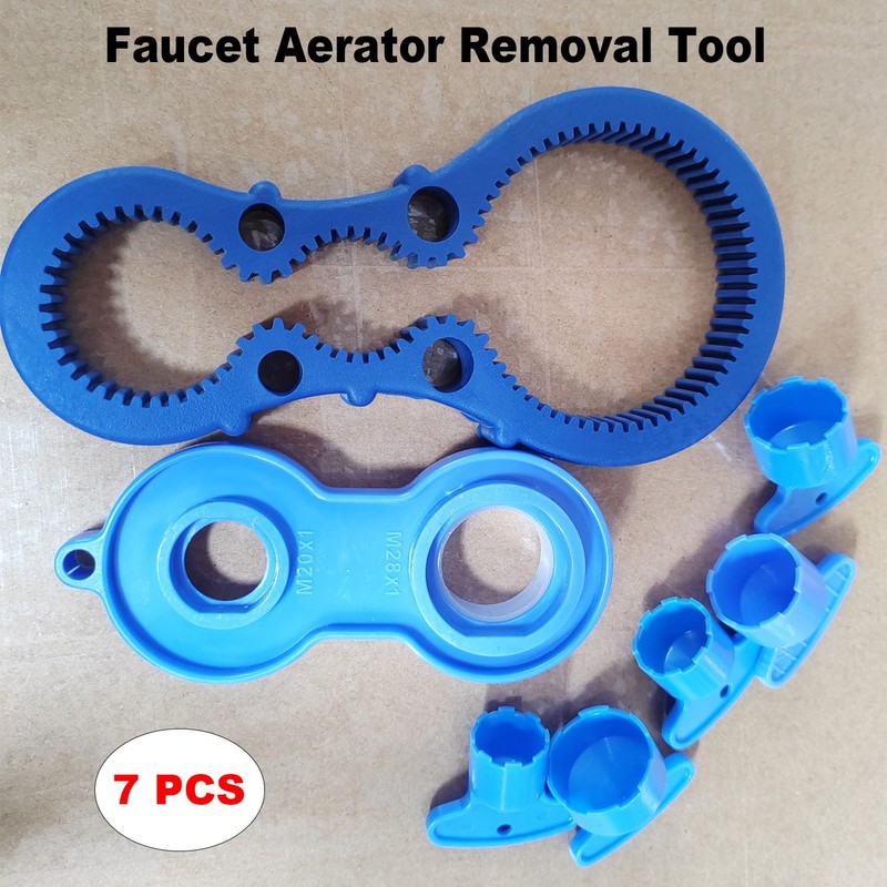 Taicols Aerator Key, 7 Pcs Faucet Aerator Removal Tool Faucet