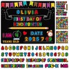 PETCEE First Day of School Sign with DIY Letters Stickers
