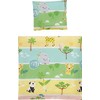 Erwin Müller Children's Bed Linen Set Zoo Animals Renforcé Green/Blue