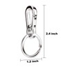 3 Pack Metal Keychain Key Chain Holder Organizer for Car