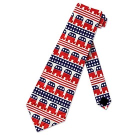 Republican Elephant Flag New Novelty Necktie Tie