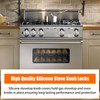 Child Proof Stove Knob Locks - Silicone Push-Turn Knobs Safety