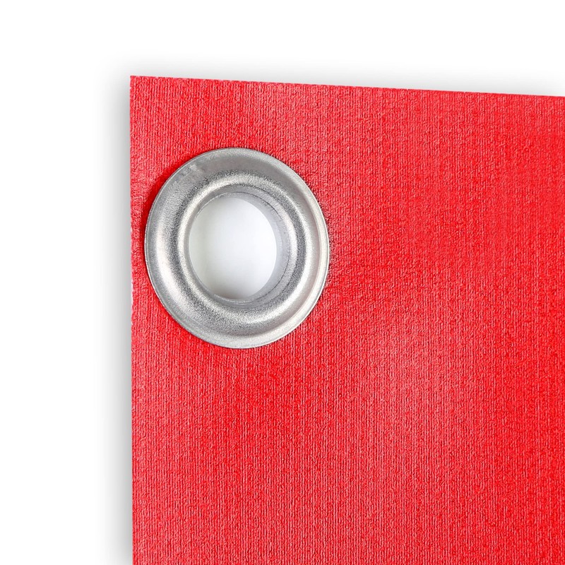 2 x Warning Flags Red According to German Road Traffic