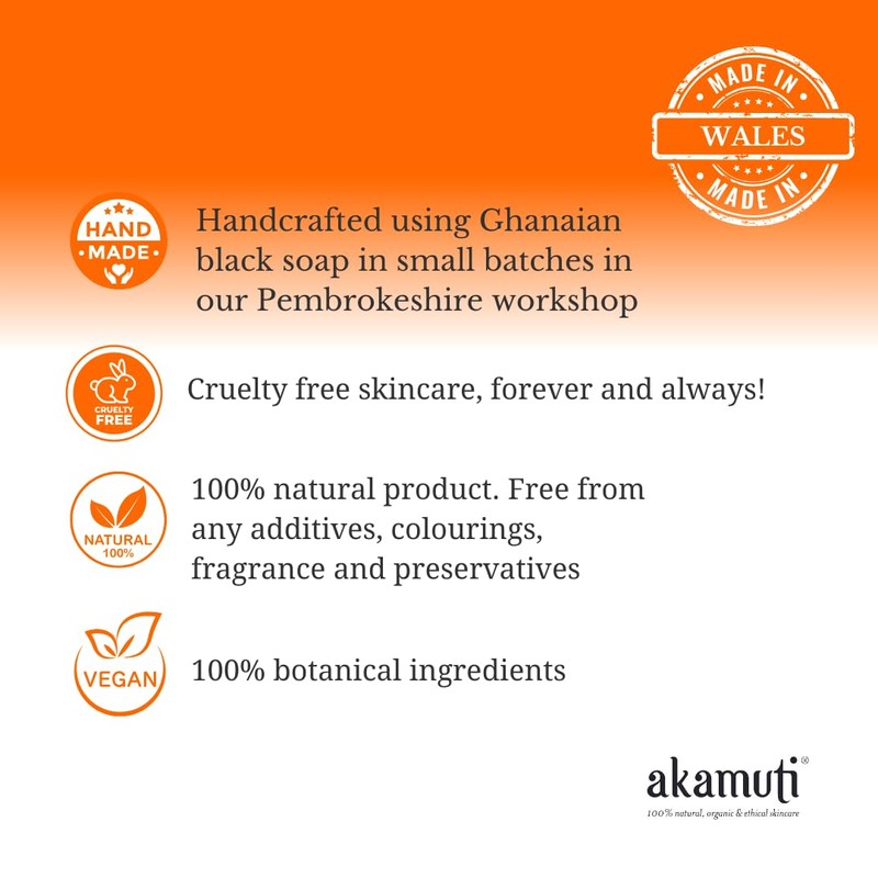 Akamuti African Black Soap 130G