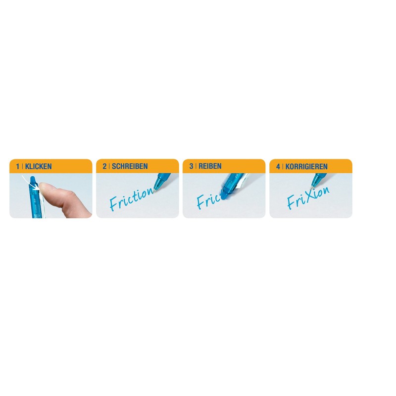 Frixion - Pilot Ball Clicker Rollerball Pen 10 + 6