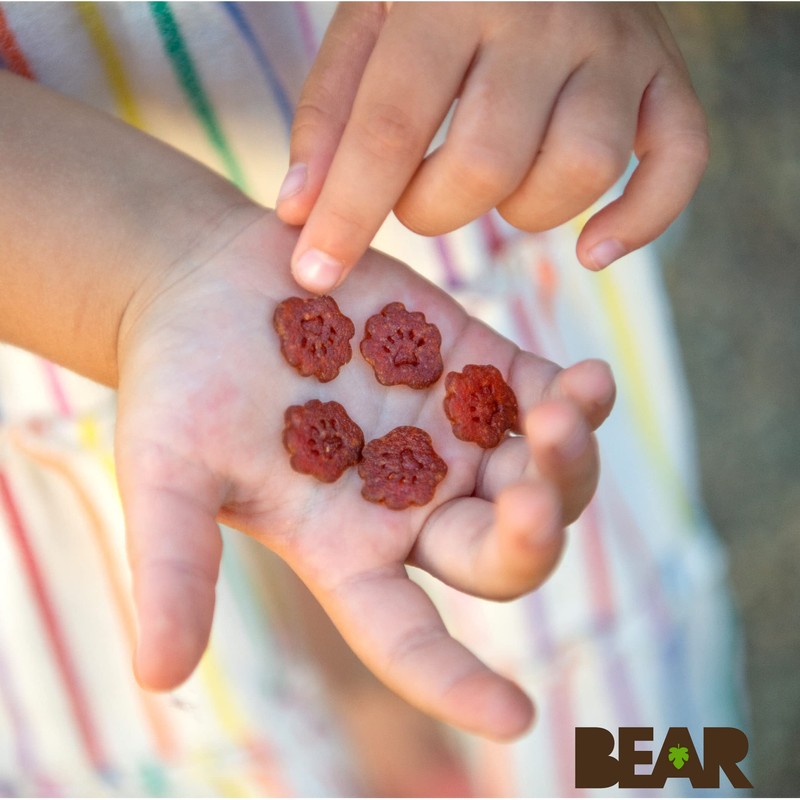 BEAR Real Fruit Snack Minis, Strawberry – (Pack of 18)