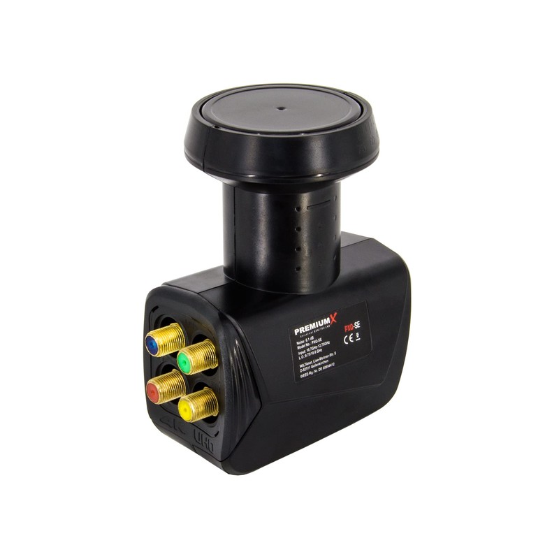 PremiumX Quattro LNB SAT Multi-Subscriber for Multiswitch Operation Satellite TV