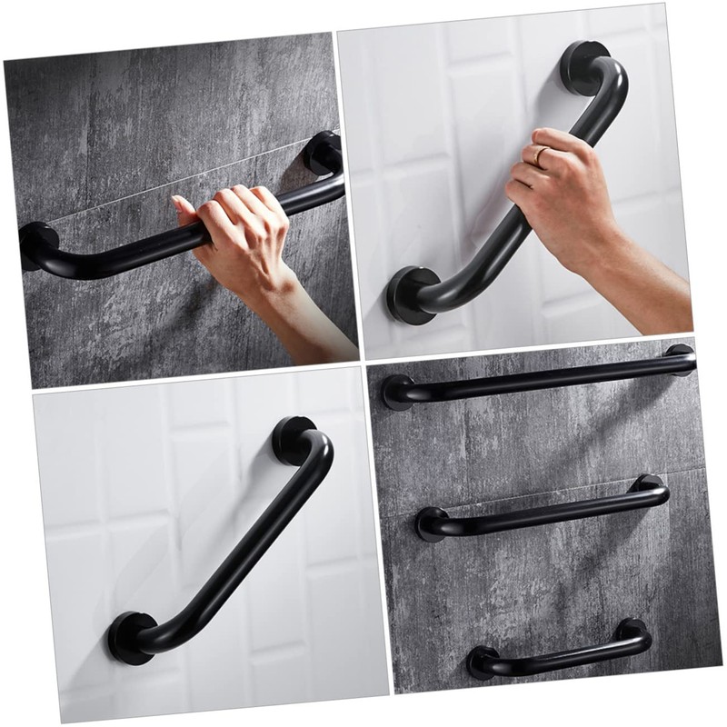 Gatuida 2pcs Non-Slip Grab Bar Set Sturdy Bathroom Shower Safety