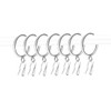 Adiyer 28pcs 1.5-Inch Inner Diameter Drapery Eyelet Sliding Curtain Rings