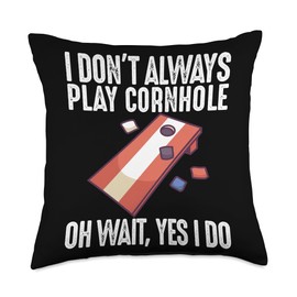 Cornhole Bean Bags And Cornhole Boards Designs Game Bags Corn Hole Board Cornhole Throw Pillow, 18x18, Multicolor