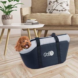 Head-out Cat Dog Carrier Handbag Winter Warm Soft Pet Carrier Portable Travel Shoulder Bag Pet Travel Shopping Bag Carrier Purse with Removable Cushion for Puppy Small Dogs Cats